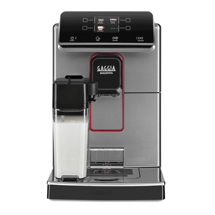 Gaggia Magenta Prestige Glazed Grey Espressomaskine Inkl. 3kg Rigtig Kaffe Hele kaffebønner & Stavn Sirup 2 Stk.