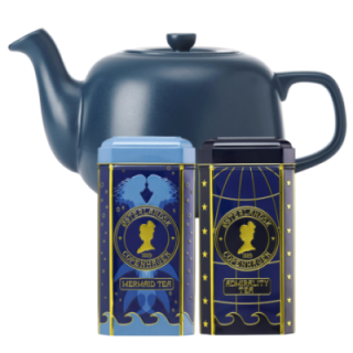 La Cafetière 1,5 L Tebrygger Navy Inkl. Østerlandsk Pyramidetebreve 2 x 75 stk