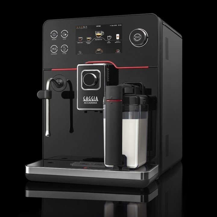 Gaggia Accademia Espressomaskine Inkl. Mælkekande 0,5L & 5x400g Rigtig Kaffe Organic Brun Serie