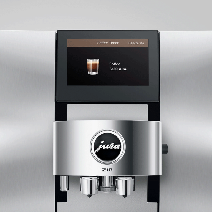 Jura Z10 (EB) Aluminium White Espressomaskine Inkl. Startpakke DK sprog, Rens, Afkalkning, Filter, Mælkebeholder & 3kg Kaffe