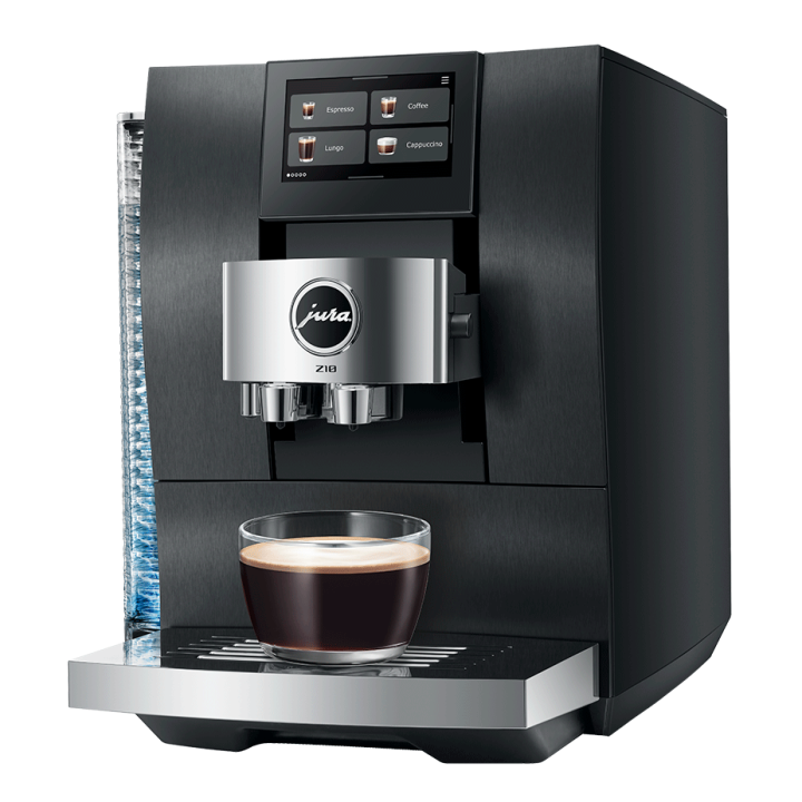 Jura Z10 (EB) Aluminium Black Espressomaskine Inkl. Startpakke DK sprog & 6kg Rigtig Kaffe Crema Intenso