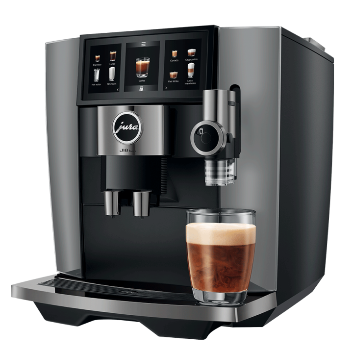 Jura J10 Twin (EA) Diamond Onyx Inkl. Startpakke DK sprog, Plejepakke, Mælkebeholder, Filtre & 3kg Hele kaffebønner