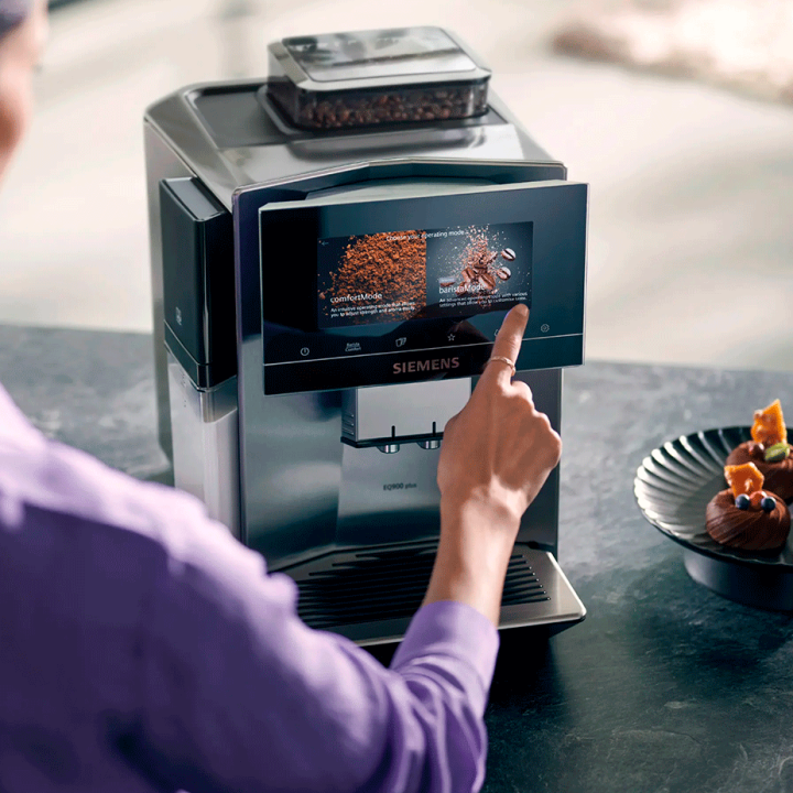 Siemens TQ905RZ3 EQ900 Plus Espressomaskine Inkl. AutoCalc'n Clean & Termokande