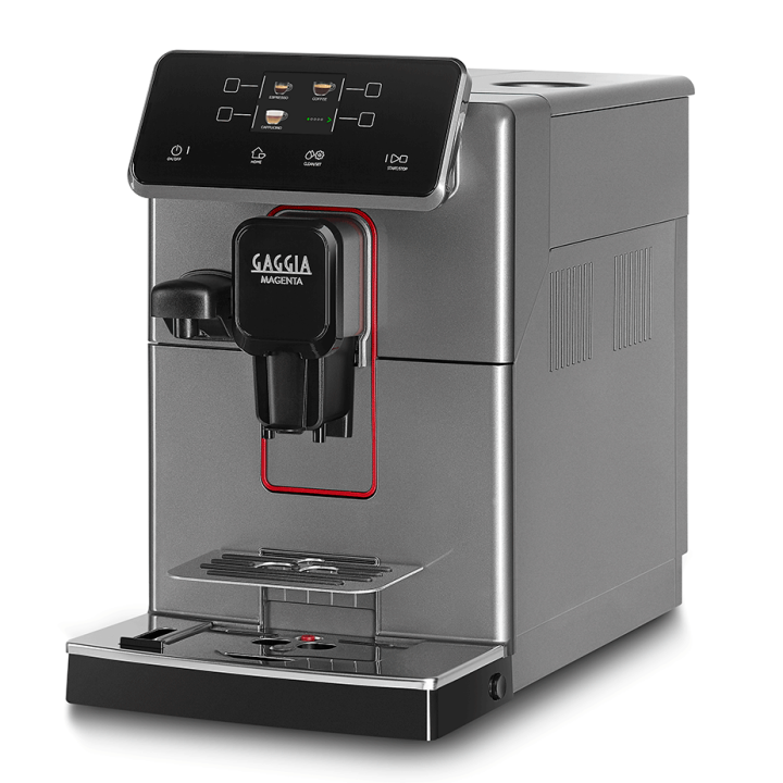 Gaggia Magenta Prestige Glazed Grey Espressomaskine Inkl. 3x400g Rigtig Kaffe & Sirup