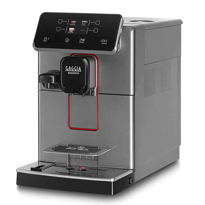 Gaggia Magenta Prestige Glazed Grey Espressomaskine Inkl. 3x400g Rigtig Kaffe & Sirup