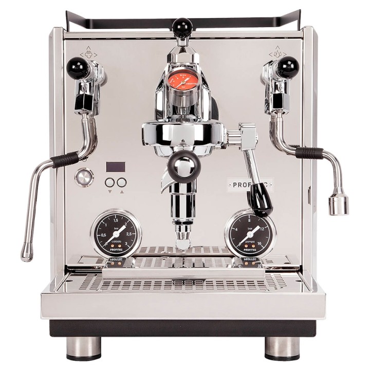 Profitec Drive Espressomaskine Inkl. Eureka Mignon Libra Chrome/Mat Sort Espressokværn & Baristaudstyr