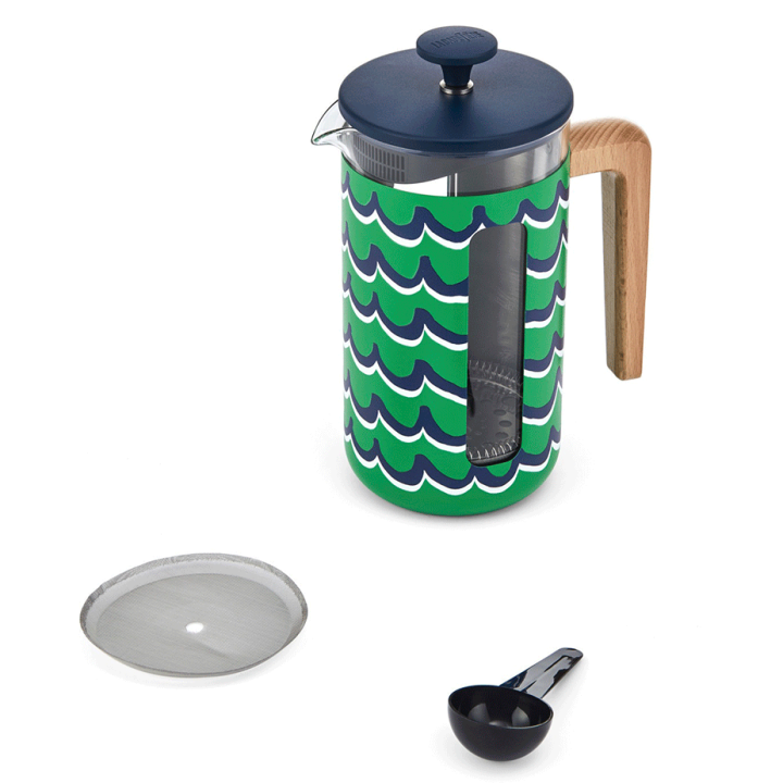 La Cafetière Pisa 8 Kop. Stempelkande Cyan Tides