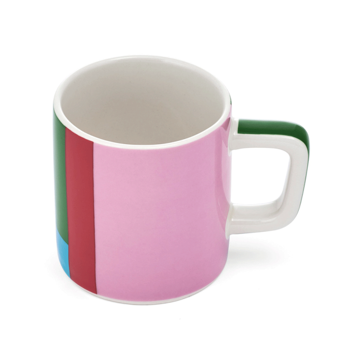 La Cafetiére Keramisk Espressokop Rød & Lyserød Utopian Lines 12 cl 1 Stk