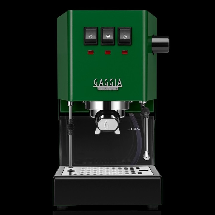 Gaggia Classic E24 Jungle Green Espressomaskine Inkl Eureka Mignon Zero 55s & Baristaudstyr