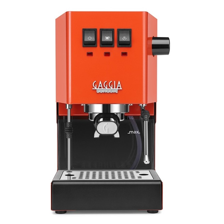 Gaggia Classic E24 Lobster Red Espressomaskine Inkl. Eureka Mignon Zero 55s & Baristaudstyr