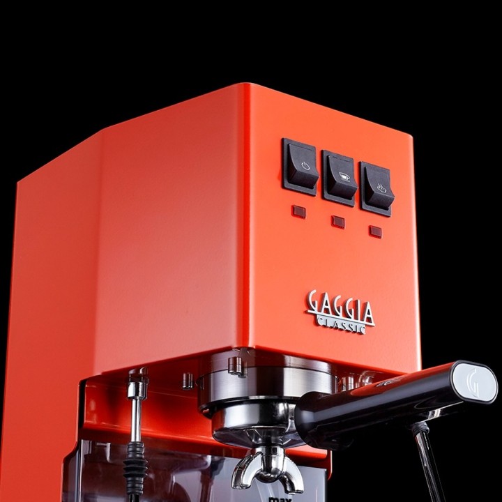 Gaggia Classic E24 Lobster Red Espressomaskine Inkl. Baristaudstyr