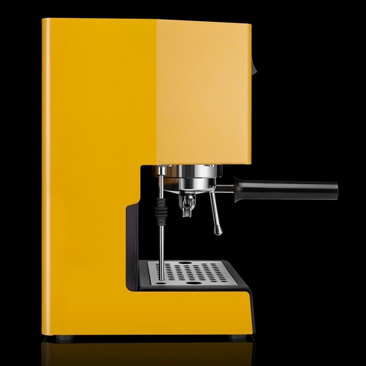 Gaggia Classic E24 Sunshine Yellow Espressomaskine Inkl. Eureka Mignon Zero 55s & Baristaudstyr