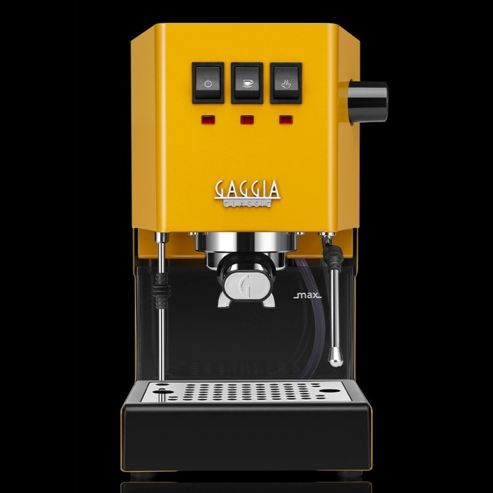 Gaggia Classic E24 Sunshine Yellow Espressomaskine Inkl. Baristaudstyr