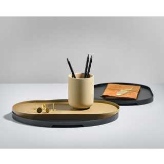 Zone Singles Serveringsbricka 35 x 23 cm Svart