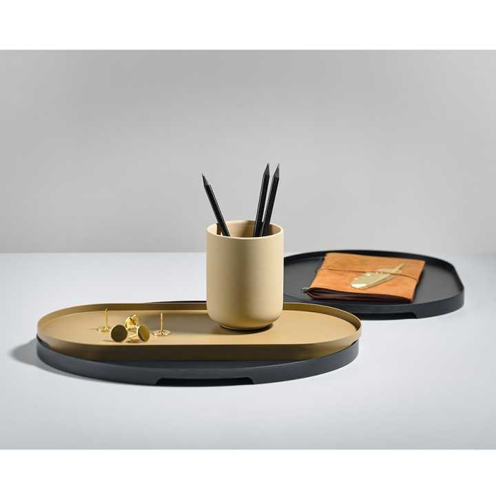 Zone Singles Serveringsbricka 35 x 23 cm Svart