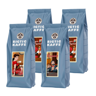 Rigtig Kaffe Mixpakke 2kg Hele kaffebønner
