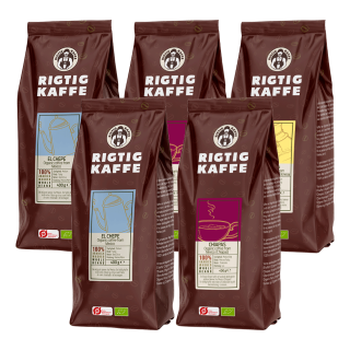 Rigtig Kaffe Mixpakke 2kg Hele kaffebønner