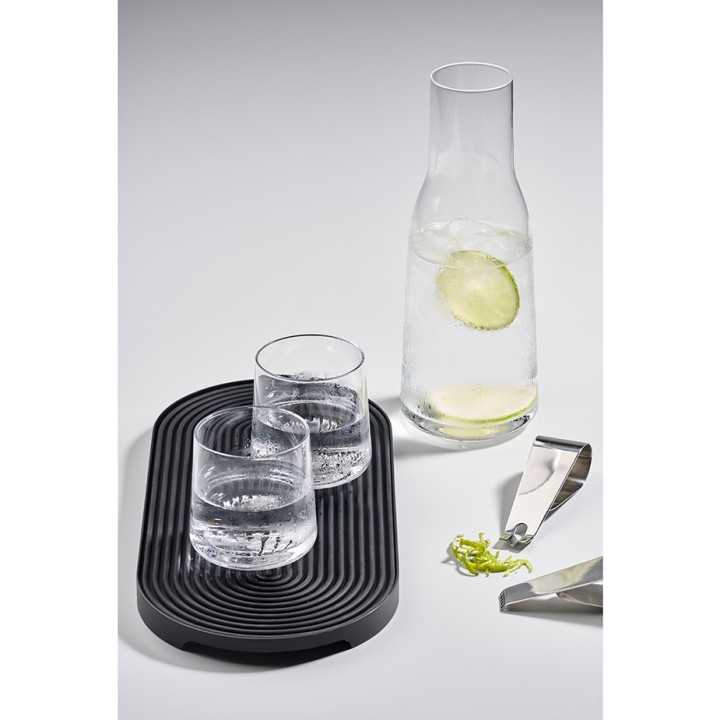 Zone Rocks Cocktailmatta 34,6 x 15,6 cm Svart