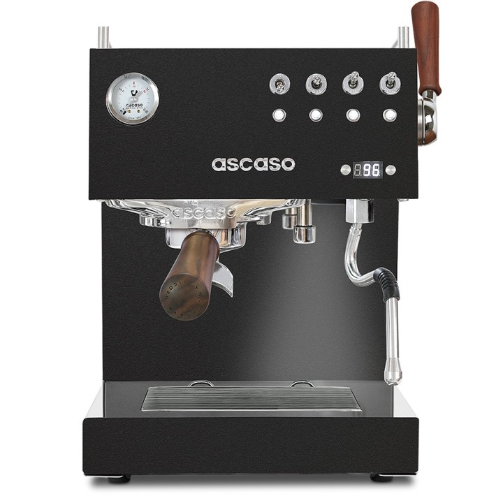 Ascaso Steel Duo Plus Black Espressomaskine Inkl. Eureka Mignon Libra 55 Chrome/Mat Sort Espressokværn & Baristaudstyr