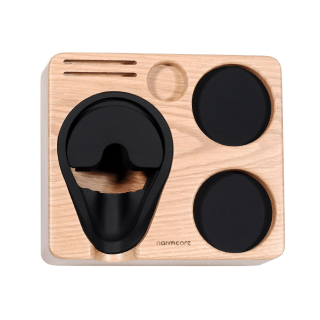 Normcore Kompakt Tamper Station Egetræ 58 mm