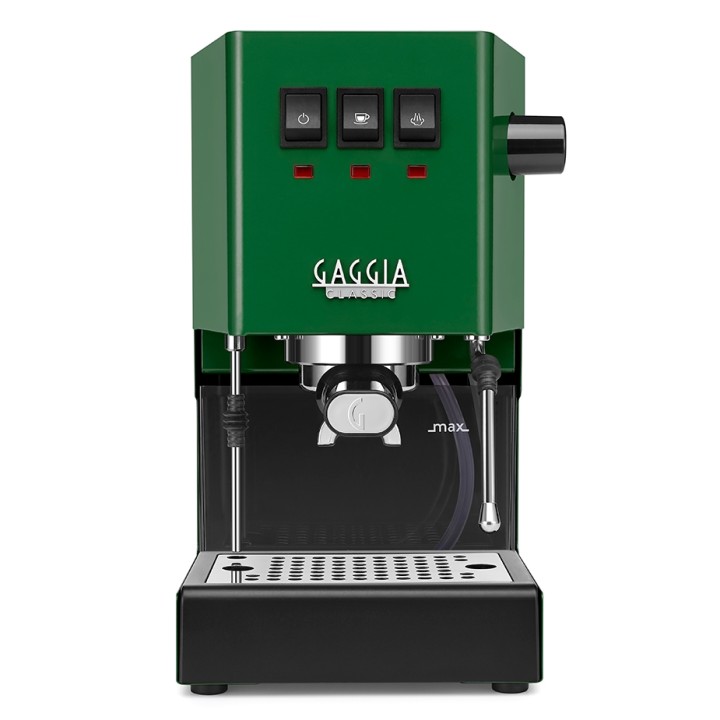 Gaggia Classic E24 Jungle Green Espressomaskine Inkl. Eureka Mignon Zero 65 Speedy Mat sort Espressokværn
