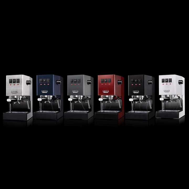 Gaggia Classic E24 Stål Espressomaskine Inkl. Eureka Mignon Zero 65 Speedy Mat Sort Espressokværn