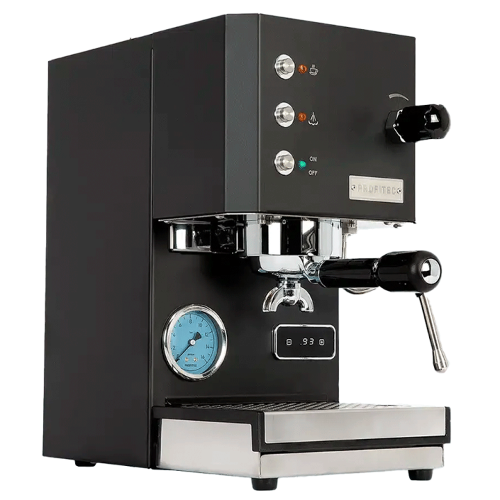 Profitec GO Mat Sort Espressomaskine Inkl. Eureka Mignon Zero 65 Speedy Mat Sort Espressokværn