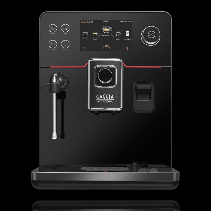 Gaggia Accademia Espressomaskine Inkl. Mælkekande 0,5L & 5x400g Rigtig Kaffe Organic Brun Serie