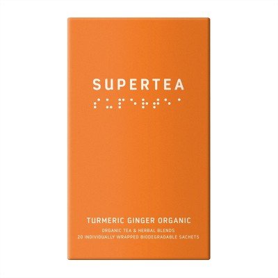 Supertea Turmeric Ginger Ekologiska Tepåsar 20 st