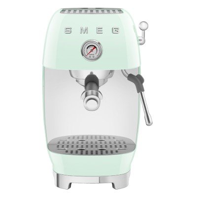 Smeg ECF03PGEU Manuell Espressomaskin Pastellgrön