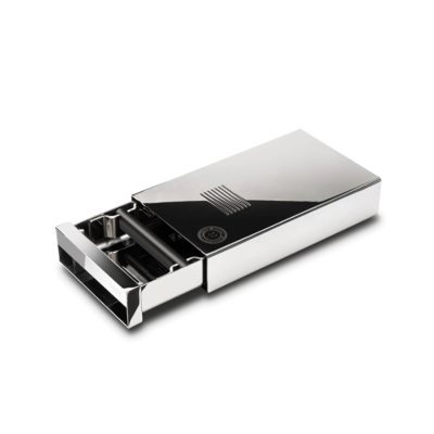 Eureka Mignon Custom Drawer Knock Box Chrome