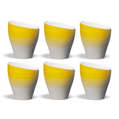 Club House Volcano Espressokopp Yellow 9 cl 6 st