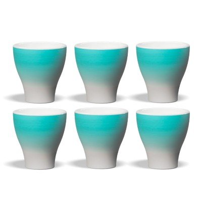 Club House Volcano Dubbel Espressokopp Light Blue 12,5 cl 6 st