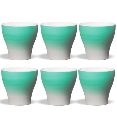Club House Volcano Lattekopp Aquamarine 28,5 cl 6 st