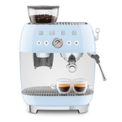 DEMO Smeg EGF03PBEU manuell espressomaskin Inkl. kvarn Pastelblå