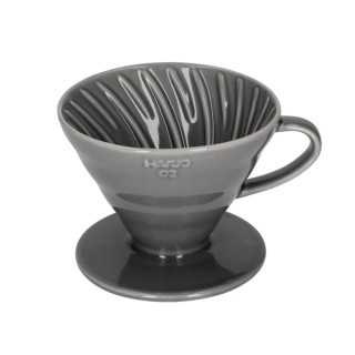 Hario V60-02 Keramik Dripper Grå 2 Kopp