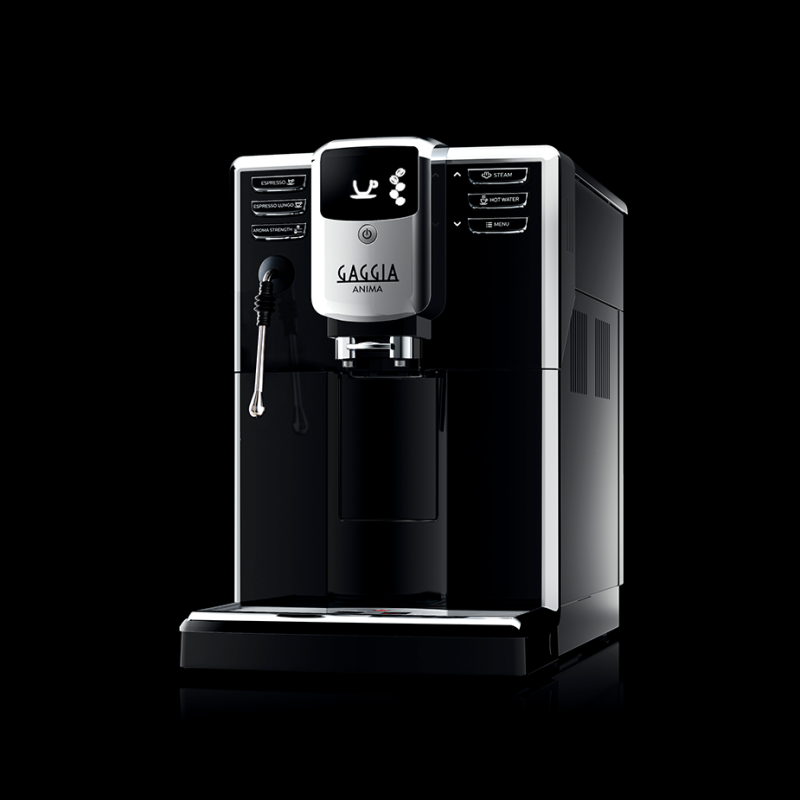 Gaggia Anima Barista Plus espressomaskin Inkl. skötselpaket, mjölkbehållare & 2kg Rigtig Kaffe hela kaffebönor