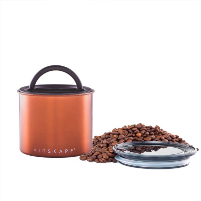 Airscape Classic kaffebehållare borstat koppar 250g