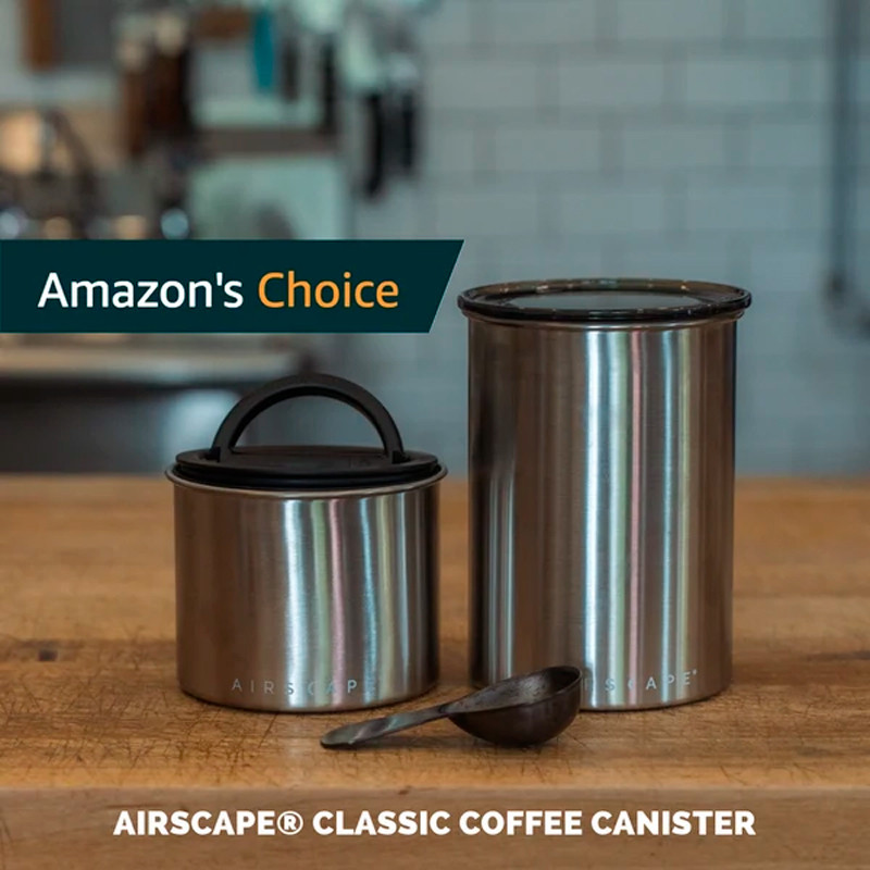 Airscape Classic kaffebehållare borstat Stål 500g