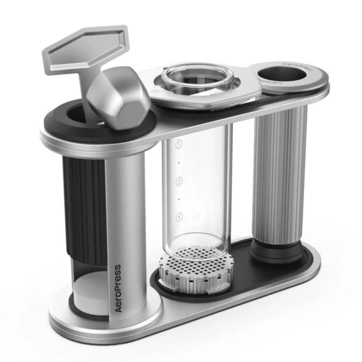 AeroPress hållare till kaffebryggare & tillbehör rostfritt stål
