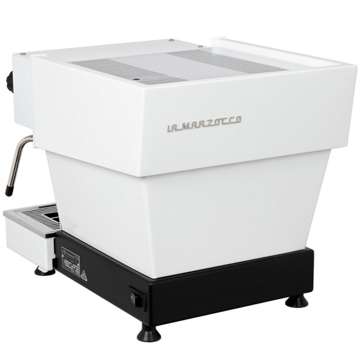 La Marzocco Linea Mini R vit espressomaskin Inkl. Eureka Atom W 65 Casa matt svart espressokvarn