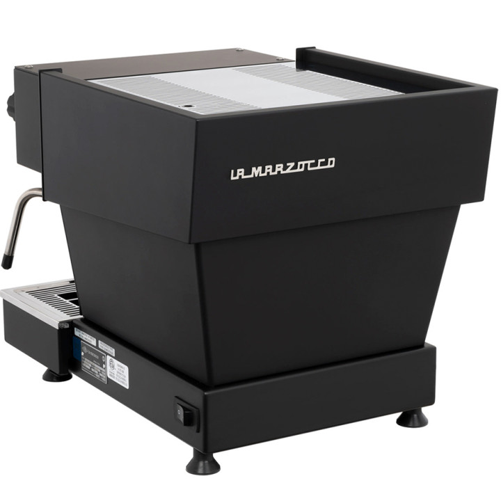 La Marzocco Linea Mini R svart espressomaskin Inkl. Eureka Atom W 65 Casa matt svart espressokvarn
