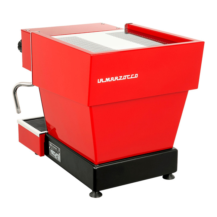 La Marzocco Linea Micra röd espressomaskin Inkl. Eureka Atom W 65 Casa matt svart espressokvarn