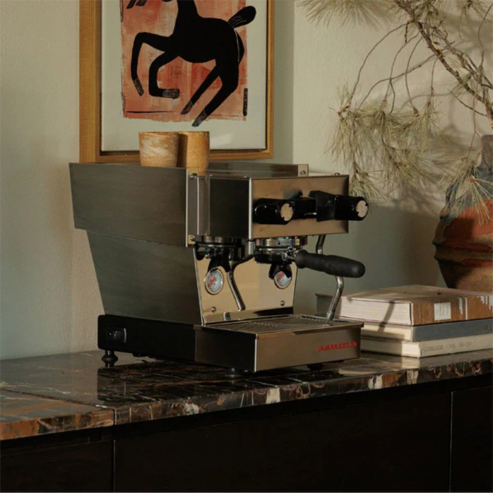 La Marzocco Linea Micra borstat Stål espressomaskin Inkl. Eureka Atom W 65 Casa matt svart espressokvarn