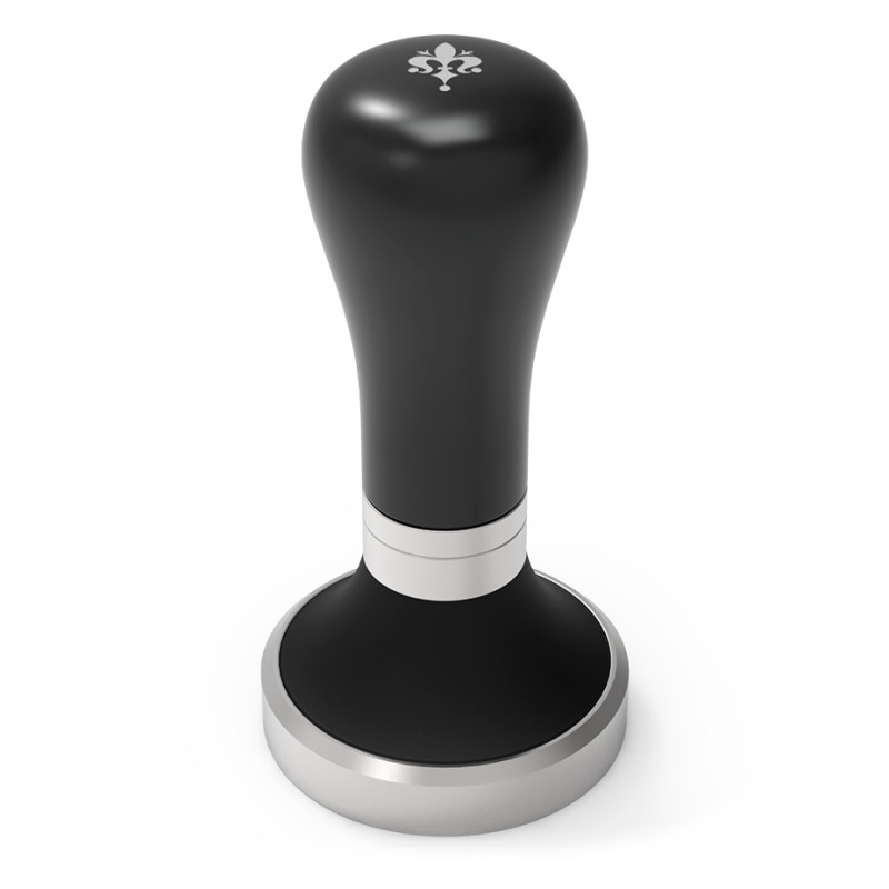 Eureka Mignon Knock Box Sort Inkl. Eureka Tamper Perfect Grip Sort 58 mm