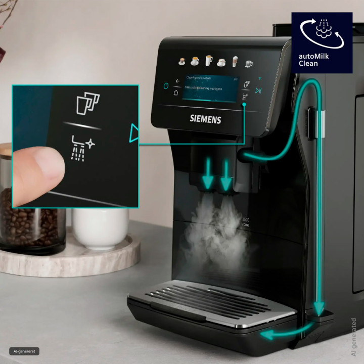 Siemens TP601E09 EQ600 Espressomaskin Inkl. Vårdprodukter och 2x1 kg Kaffe