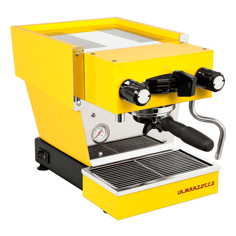 La Marzocco Linea Micra Gul Espressomaskin Inkl. Mahlkönig E64 WS Svart Espressokvarn