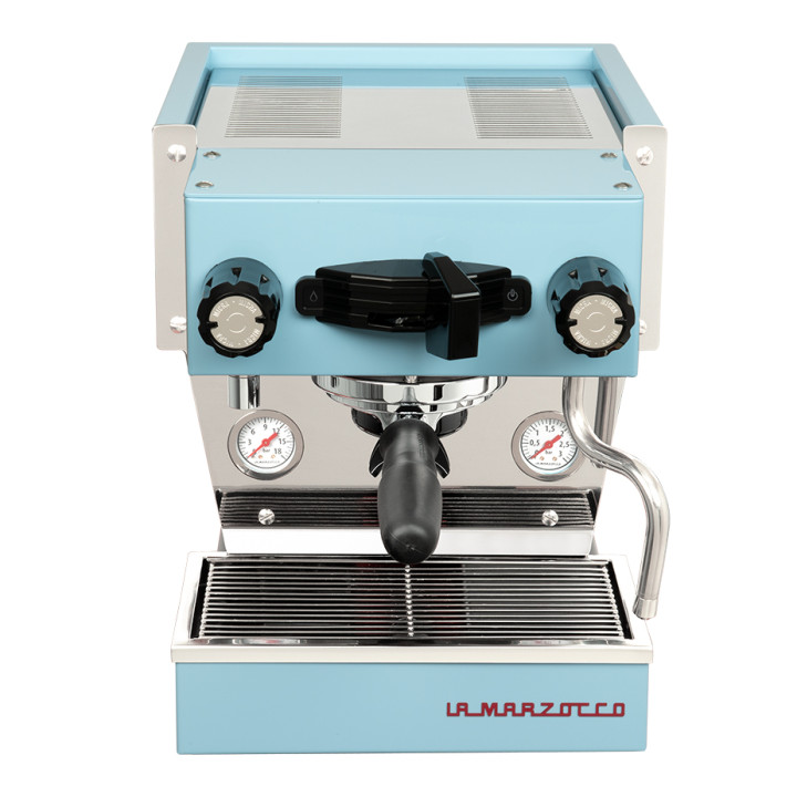 La Marzocco Linea Micra Blå Espressomaskine Inkl. Mahlkönig E64 WS Sort Espressokværn