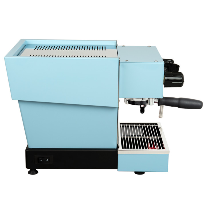 La Marzocco Linea Micra Blå Espressomaskine Inkl. Mahlkönig E64 WS Sort Espressokværn