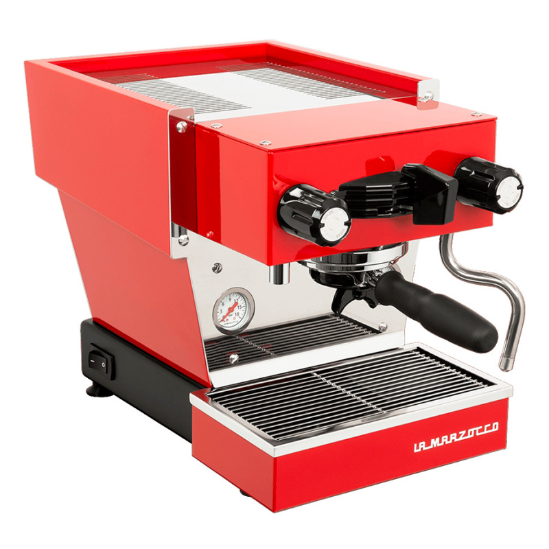 La Marzocco Linea Micra Rød Espressomaskine Inkl. Mahlkönig E64 WS Sort Espressokværn
